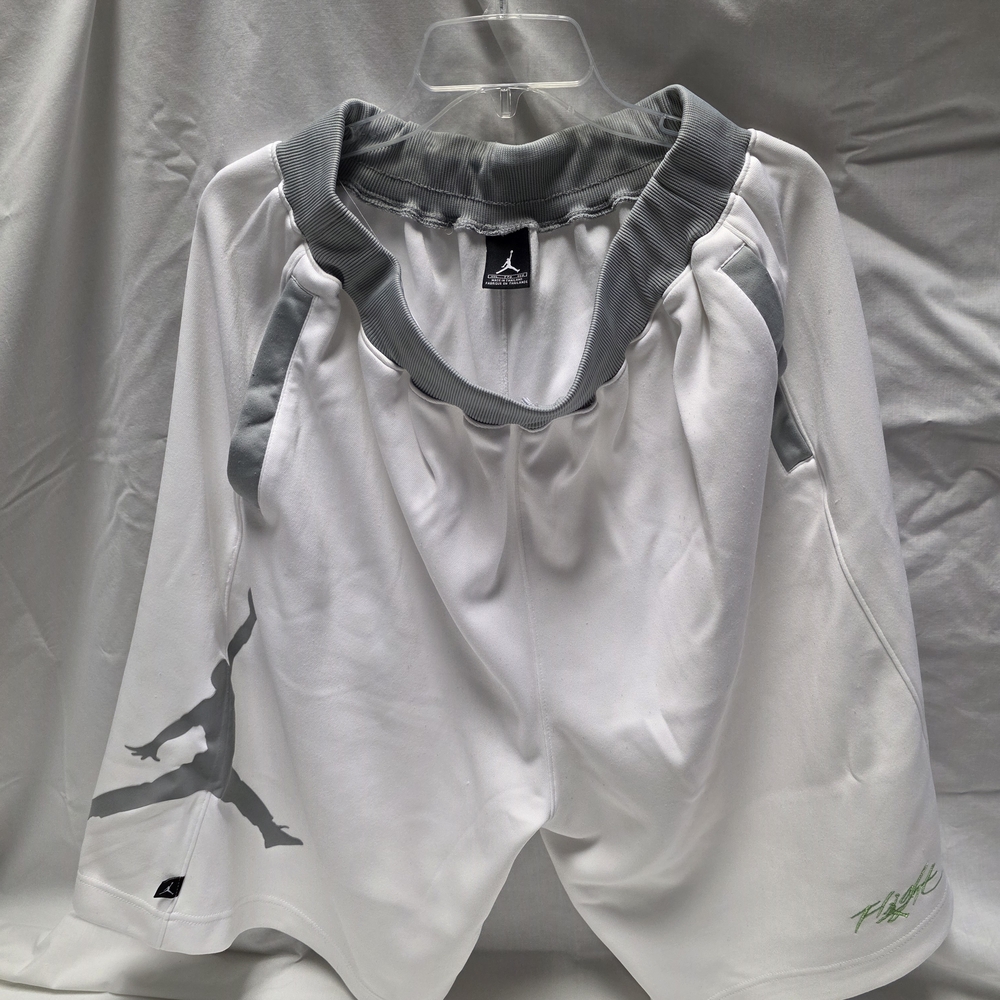 Jordan White and Gray Athletic Shorts